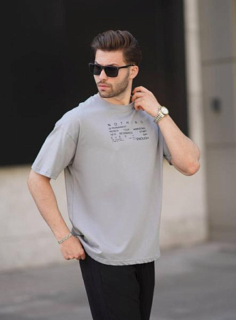 Футболка Hous Of Timur HT227 grey - делук