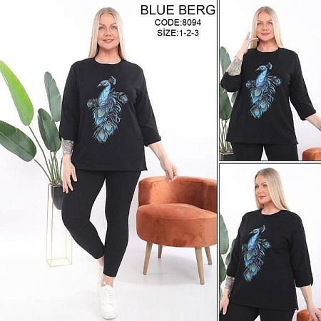 Костюм Julia 8094 black - делук