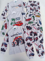 Пижама Meloria 1005-6 grey-white - делук