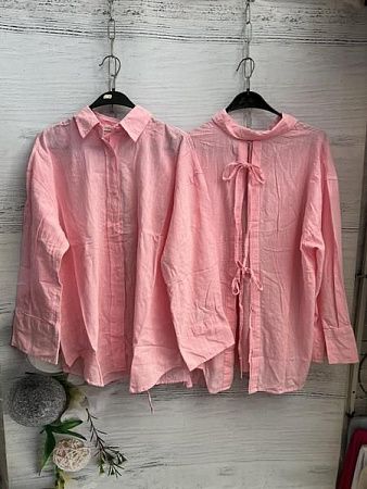 Рубашка New Season 8596 pink - делук