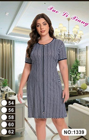 Халат Romeo Life 1339 navy - делук