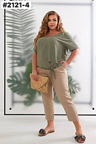 Капри Bat 2121-4 beige - делук