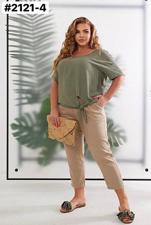 Капри Bat 2121-4 beige - делук