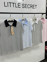 Футболка Little Secret 10321 grey-white - делук