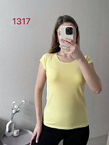 Футболка Fsn 1317-1 yellow - делук