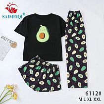 Пижама Saimeiqi 6112 black - делук