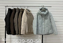 Куртка Oukali 8639 brown - делук