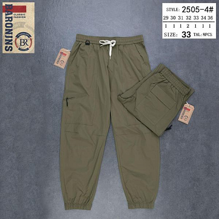 Штаны Спорт Baron Jeans 2505-4 khaki - делук