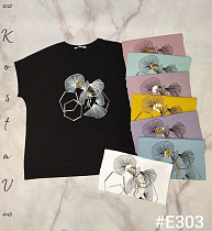 Футболка Kosta E303 mix - делук