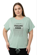 Футболка Fsn 2757-1 mint - делук