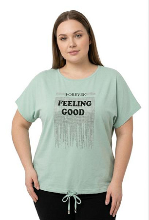 Футболка Fsn 2757-1 mint - делук