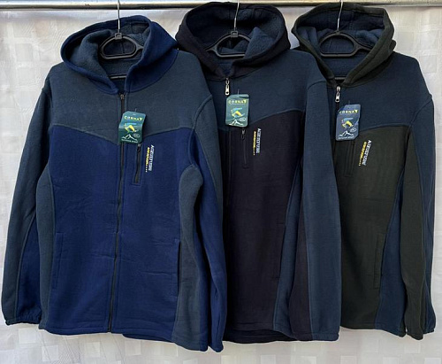 Кофта Спорт Shon S1848 navy-black - делук