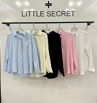 Рубашка Little Secret 4081 white - делук