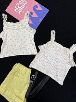 Майка Yalisi 89321 white-pink - делук
