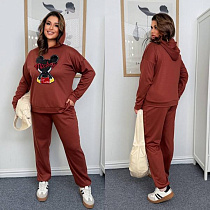 Костюм Спорт Modnulya 7847-1 brown - делук