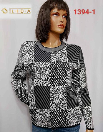 Свитер Lida 1394-1 grey - делук