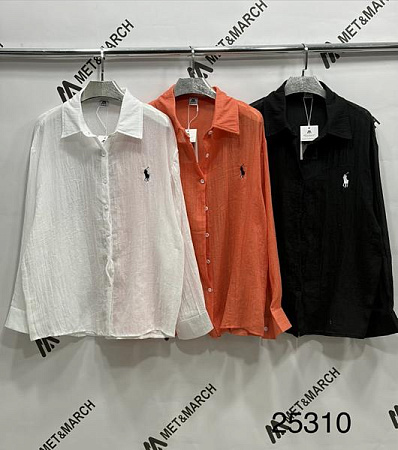 Рубашка Met&March 25310 black - делук