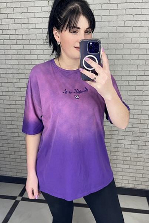 Футболка Levisha 250107 purple - делук