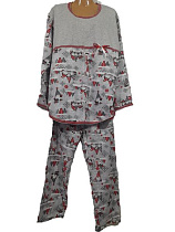 Пижама Akvarel A195 grey - делук