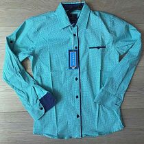 Рубашка No Brand R314 l.blue - делук