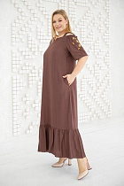 Платье Romeo Life RL1008 brown - делук