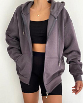 Кофта Спорт Modnulya 326 d.grey - делук