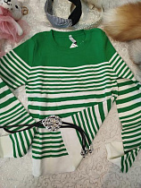 Свитер Liza Brend 5831 green - делук