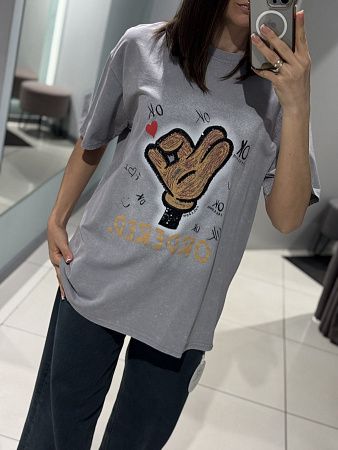 Футболка Comod 1079 l.grey - делук