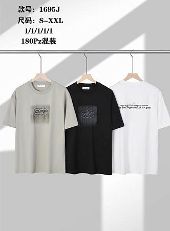 Футболка Liopt 1695J white - делук