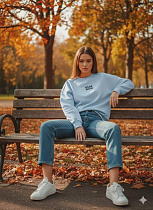 Свитер Newe 55-1 l.blue - делук