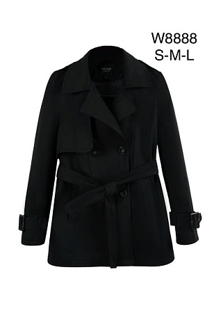 Пальто Immei W8888 black - делук
