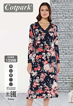 Ночнушка Cotpark 13398 black-red - делук