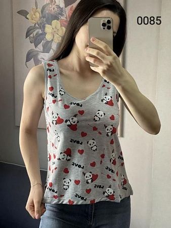 Майка Fsn 0085-1 grey - делук