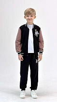 Костюм Спорт Lima Kids 2509 black-brown - делук