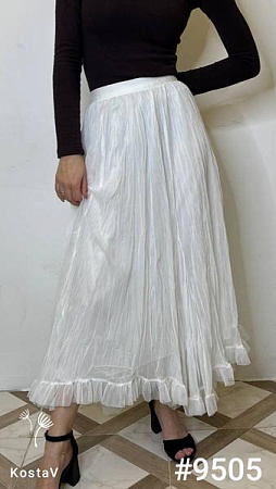 Юбка Kosta 9505 white - делук