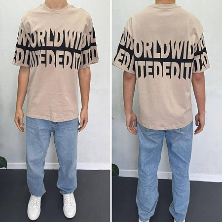 Футболка I8Denim 90571 beige - делук