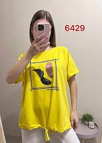 Футболка Fsn 2429 yellow - делук