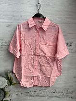 Рубашка New Season 8579 pink - делук