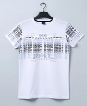 Футболка Dino DN371 white - делук