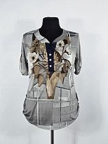 Блузка Bugrova B35 grey Блузка Bugrova B35 grey - делук