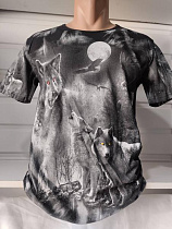 Футболка Panda 1571 black - делук