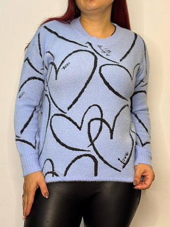 Свитер Kosta 12597 l.blue - делук