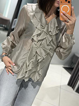 Блузка Comod 2525 grey - делук