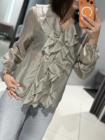 Блузка Comod 2525 grey - делук