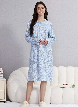 Ночнушка Romeo Life RL767 l.blue - делук