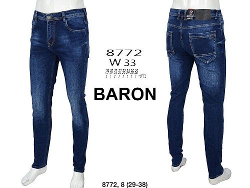 Джинсы God Baron 8772 blue - делук