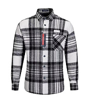 Рубашка Verton W2505 white-black - делук