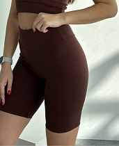 Велосипедки Mso 51771 brown - делук