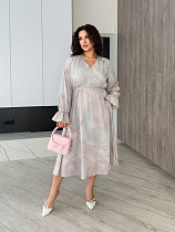 Платье Adam&Eva 246 l.grey - делук