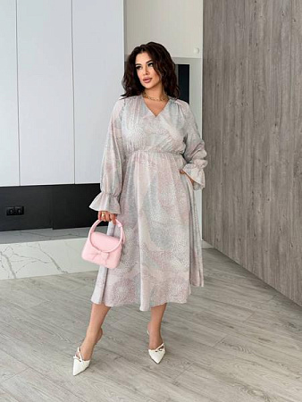 Платье Adam&Eva 246 l.grey - делук